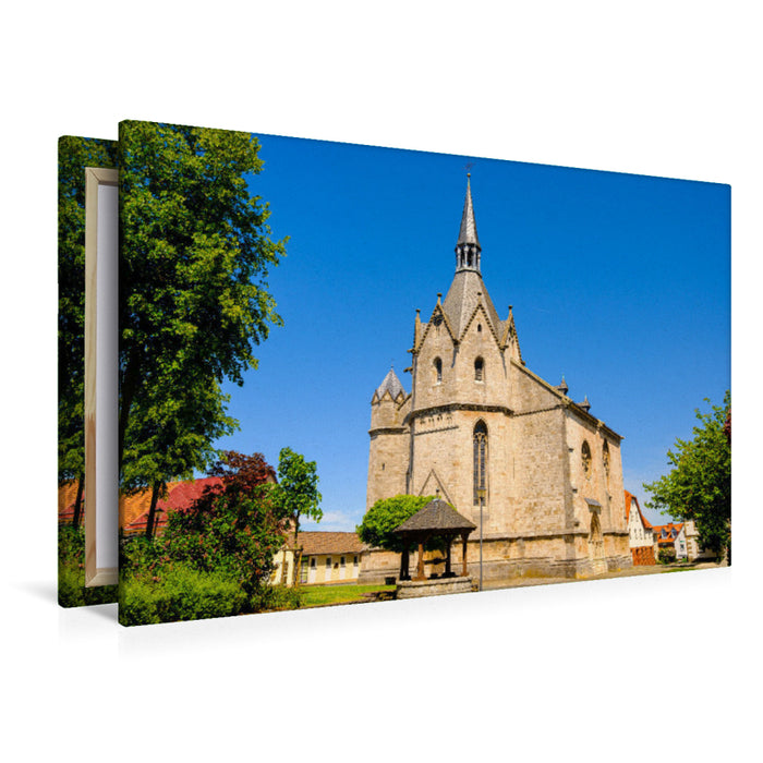 Premium Textil-Leinwand Nikolaikirche