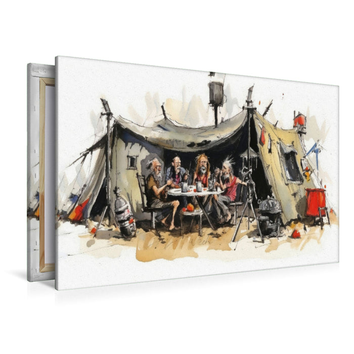 leinwand zelt Premium Textil-Leinwand Zelten — calvendoverlag