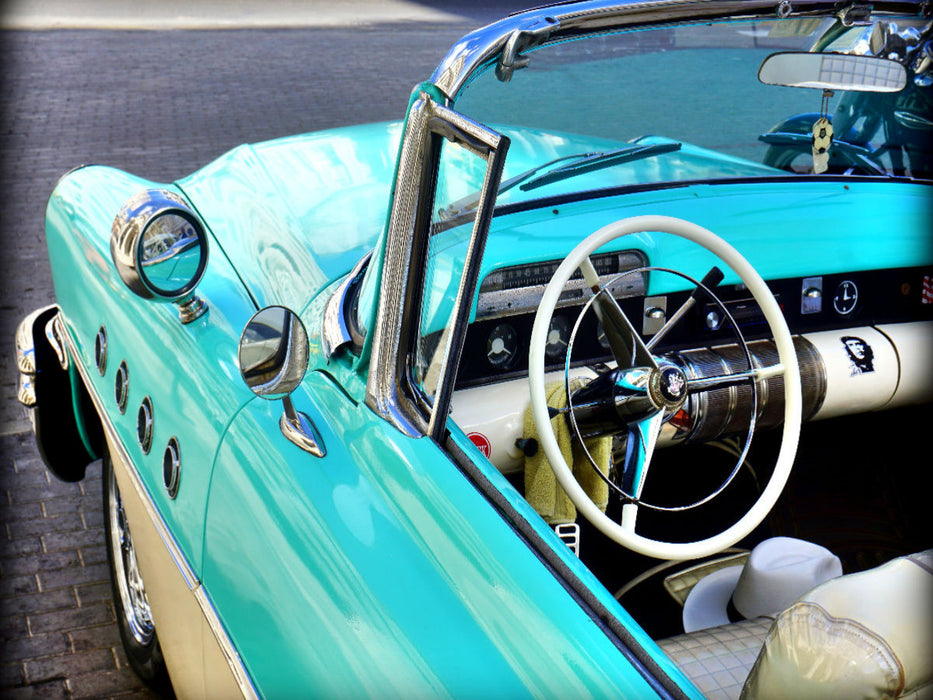 La voiture classique américaine Buick Super à Cuba - Puzzle photo CALVENDO' 