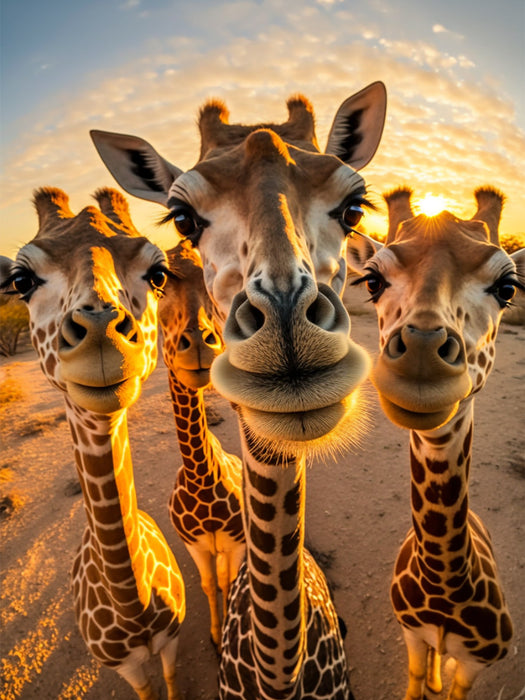 Giraffen - CALVENDO Foto-Puzzle'