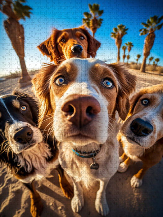Hunde - CALVENDO Foto-Puzzle'