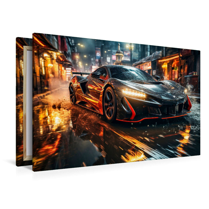 Premium textile canvas sports car 