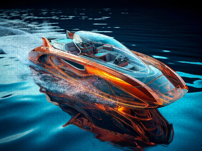 Yachten - Perfektion auf dem Wasser - CALVENDO Foto-Puzzle'