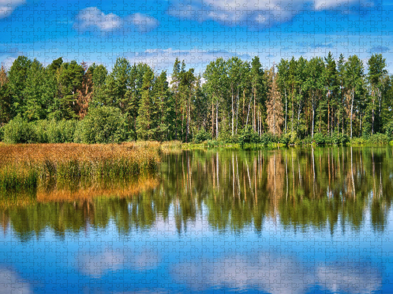 Seerosenteich - CALVENDO Foto-Puzzle'