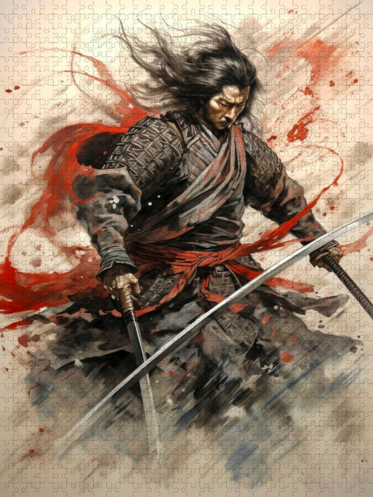 Der Samurai - der Verteidger seines Daiymos - CALVENDO Foto-Puzzle'