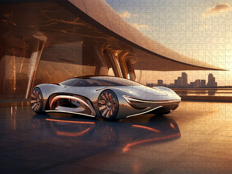 Concept car hypermoderne - Puzzle photo CALVENDO' 