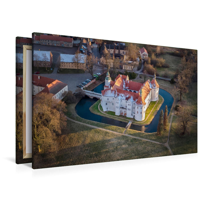 Premium Textil-Leinwand Schloss Fürstlich-Drehna