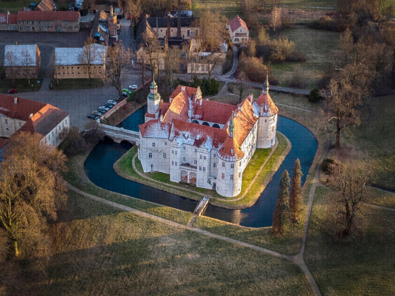 Schloss Fürstlich-Drehna - CALVENDO Foto-Puzzle'