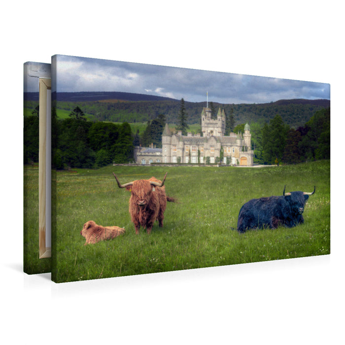 Premium Textil-Leinwand Schloss Balmoral