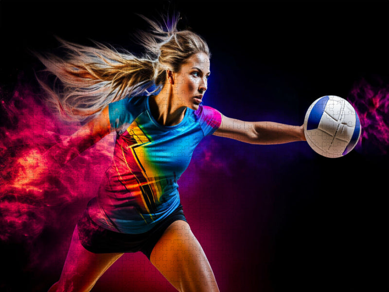 Ein Motiv aus dem Kalender Volleyball und Motivation - CALVENDO Foto-Puzzle'