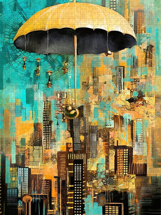 Der goldene Schirm - CALVENDO Foto-Puzzle'