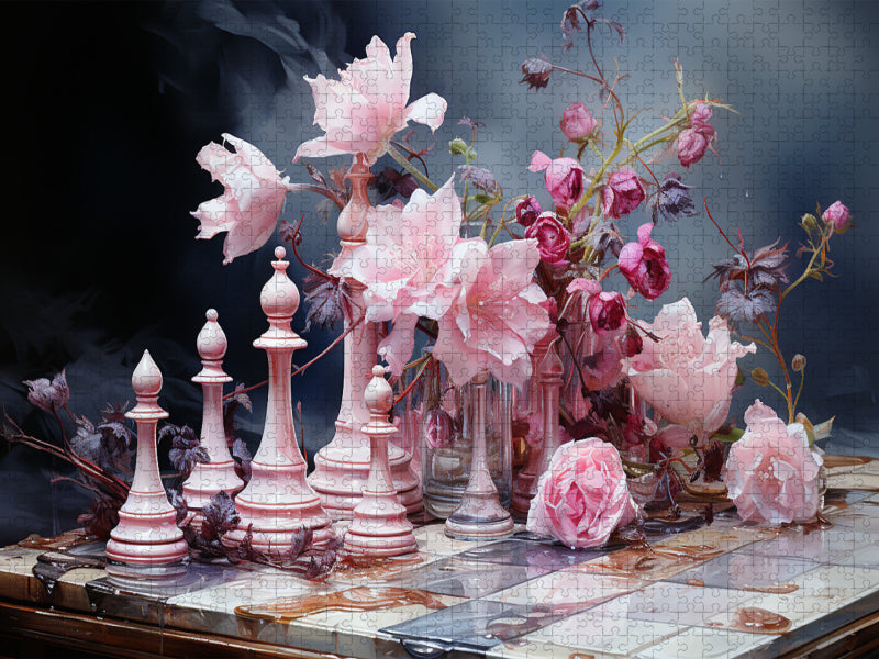 Schach in rose - CALVENDO Foto-Puzzle'
