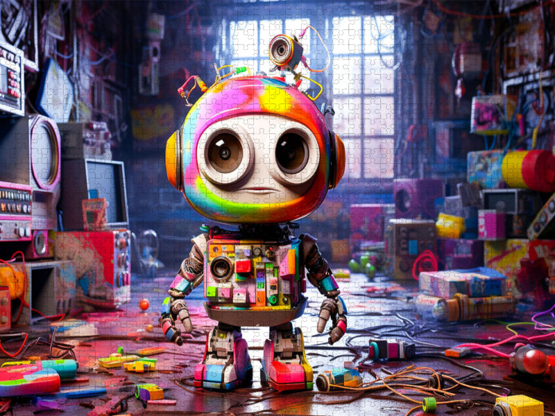 Ein Motiv aus dem Kalender Die Welt der kleinen Robots - CALVENDO Foto-Puzzle'
