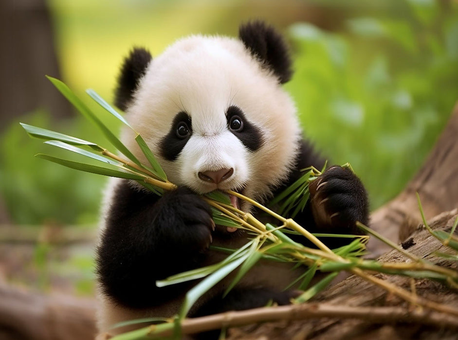 Panda Jungtier - CALVENDO Foto-Puzzle'