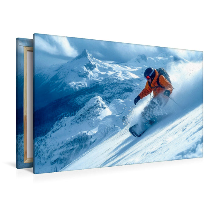 Snowboard en toile textile premium, pure passion 
