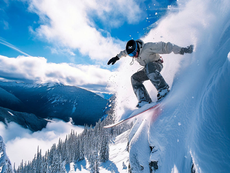 Snowboard, freeride - Puzzle photo CALVENDO' 