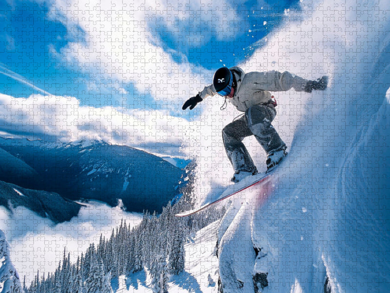 Snowboarden, Freeride - CALVENDO Foto-Puzzle'