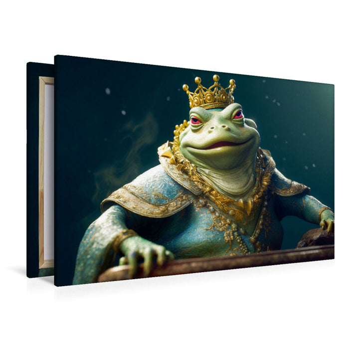 Premium textile canvas The Frog Prince 