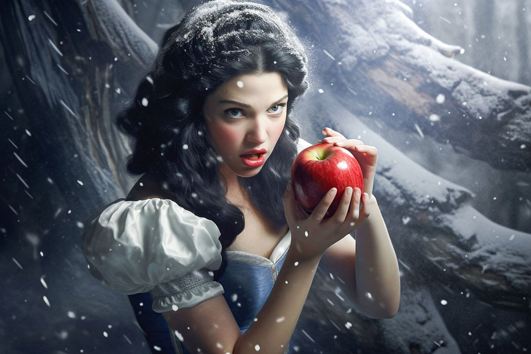 Premium textile canvas Snow White 