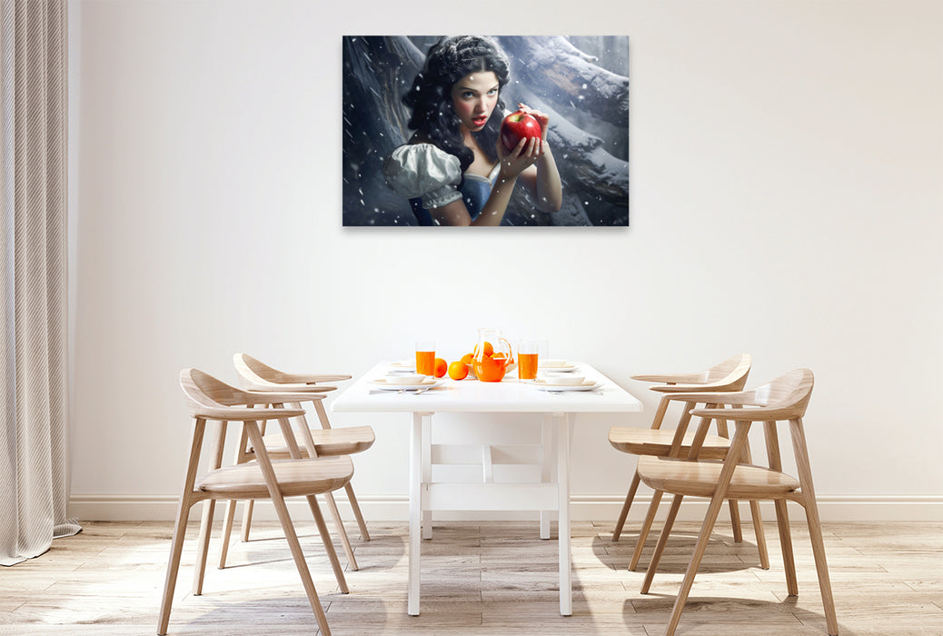 Premium textile canvas Snow White 