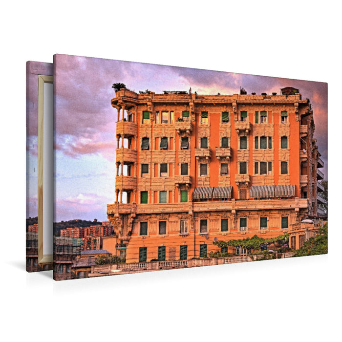 Premium textile canvas A motif from the calendar The timeless beauty of Genoa 