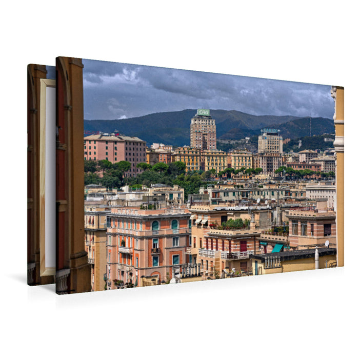 Premium textile canvas A motif from the calendar The timeless beauty of Genoa 