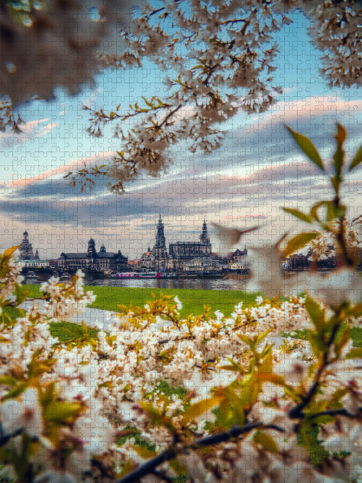 Dresden im Frühling - CALVENDO Foto-Puzzle'