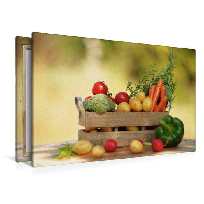 Premium Textile Canvas Fresh Vegetable Box 