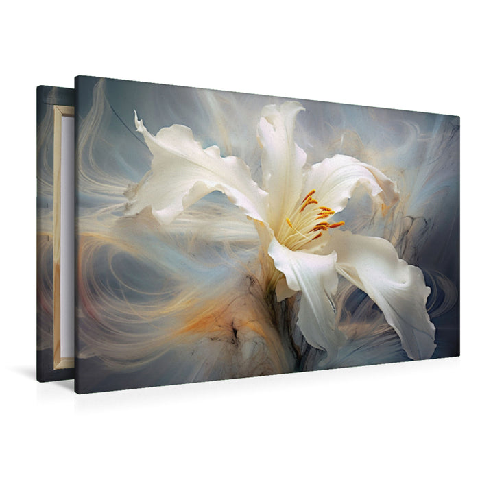 Premium textile canvas lily 
