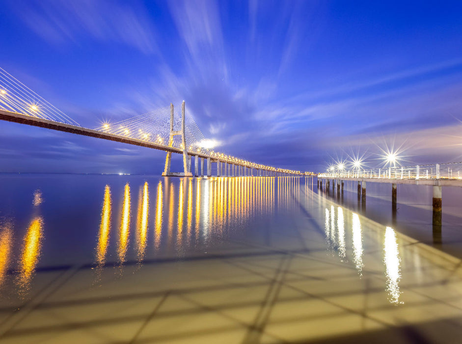 Ponte de Vasco da Gama - CALVENDO Foto-Puzzle'
