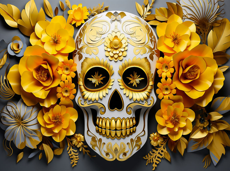 Ein Motiv aus dem Kalender Skull Flower - Totenkopf ART - CALVENDO Foto-Puzzle'