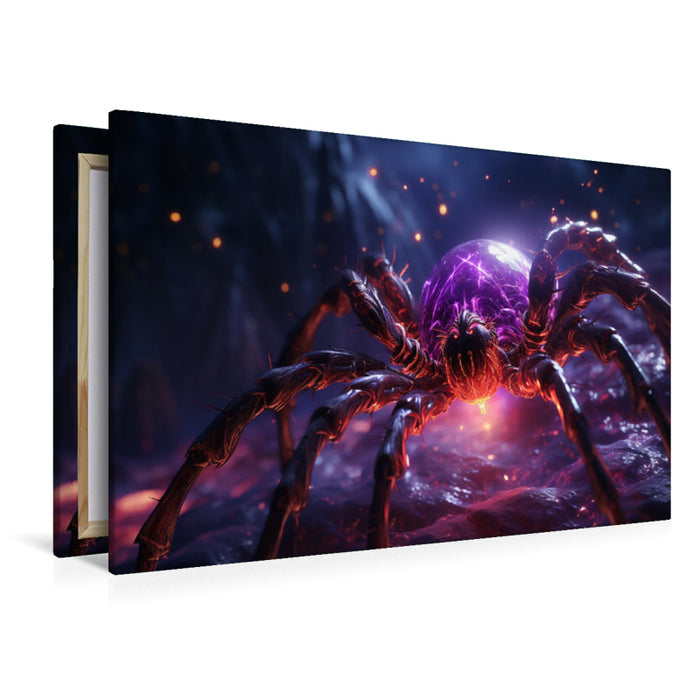 Premium Textil-Leinwand Tarantula