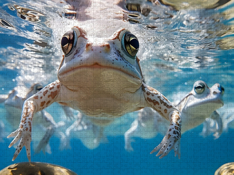 Der Froschkönig - CALVENDO Foto-Puzzle'