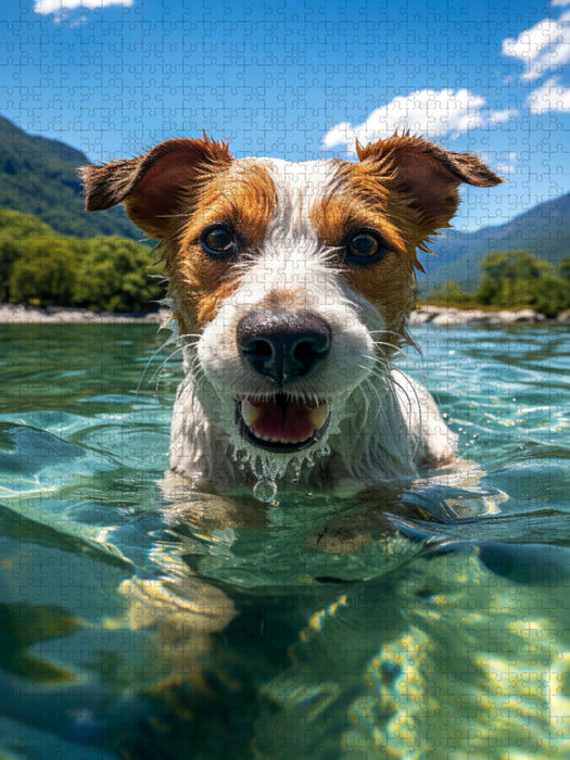 Ja, Schwimmen ist großartig - CALVENDO Foto-Puzzle'