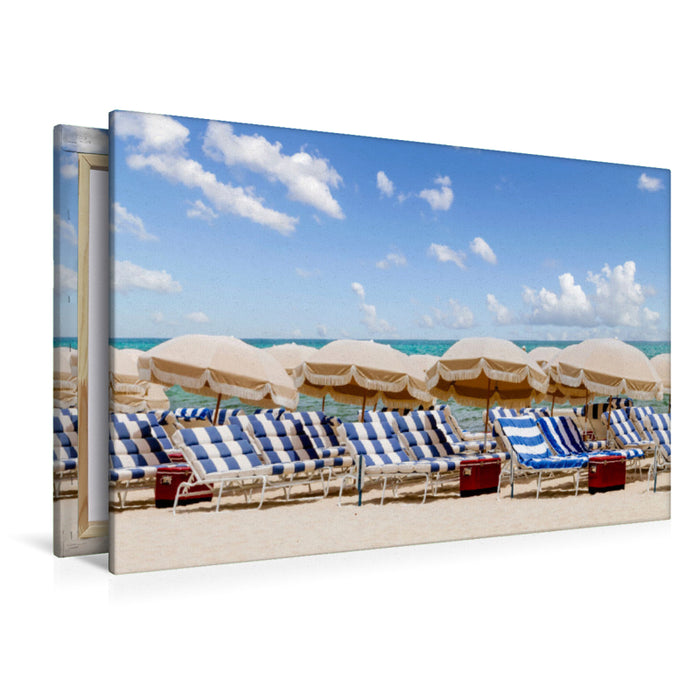 Premium textile canvas relaxing beach idyll 