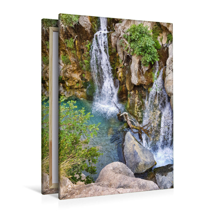 Premium Textil-Leinwand Herrliche Wasserfälle