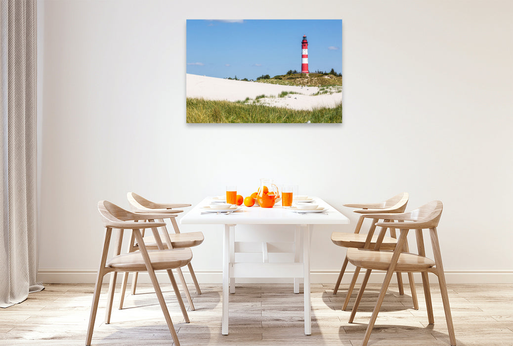 Premium textile canvas Amrum Lighthouse 