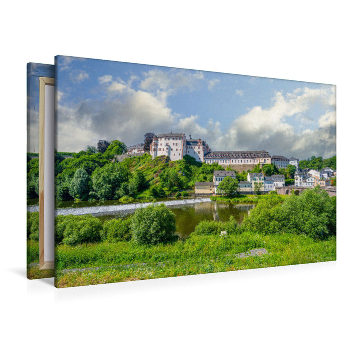 Premium Textil-Leinwand Schloss Weilburg