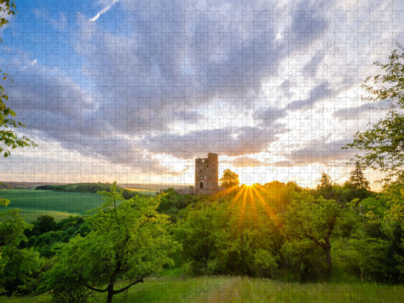 Ruines du château d'Arnstein - Puzzle photo CALVENDO' 