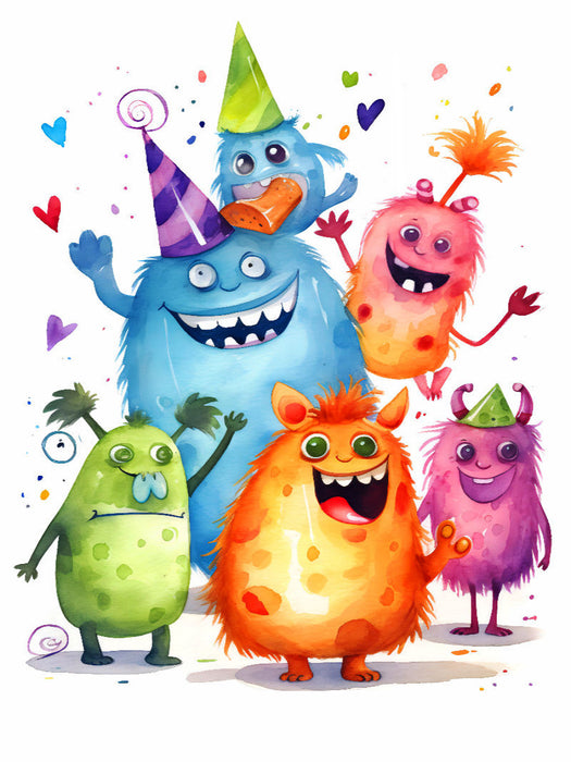 Partymonster zum Neujahr - CALVENDO Foto-Puzzle'