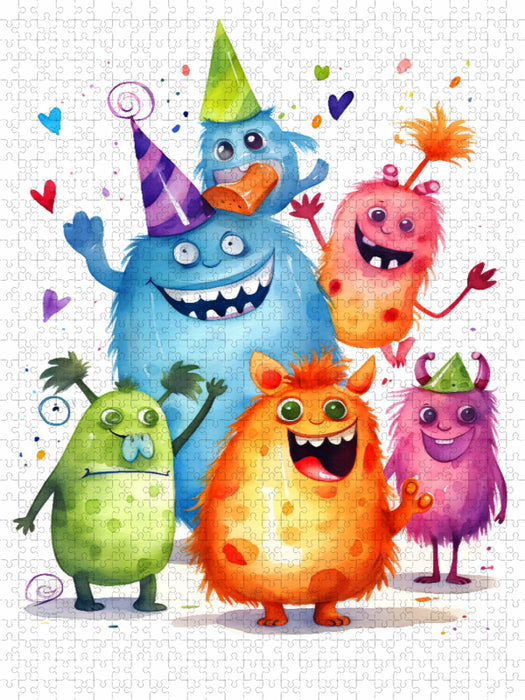 Partymonster zum Neujahr - CALVENDO Foto-Puzzle'