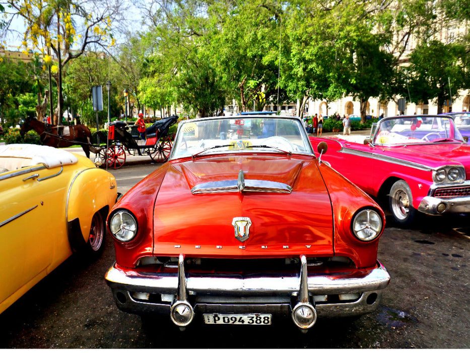 Une voiture classique américaine Mercury Monterey à La Havane - Puzzle photo CALVENDO' 