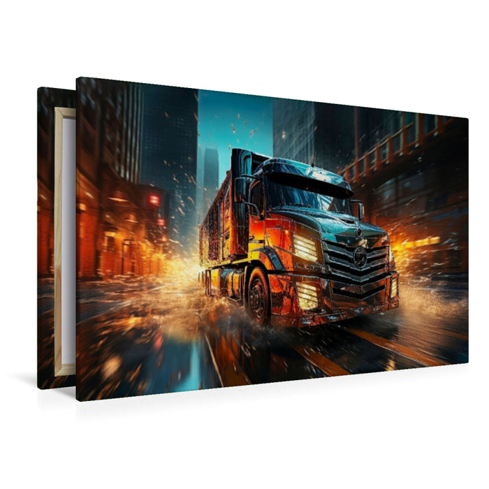 Premium Textil-Leinwand Trucks