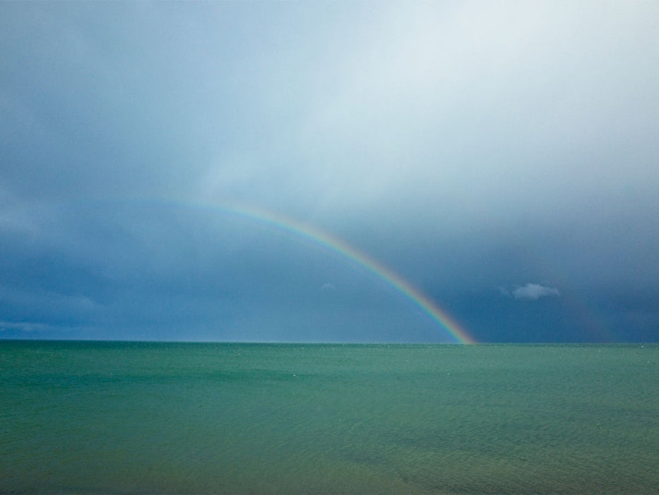 Arc-en-ciel sur la mer Baltique - Puzzle photo CALVENDO' 