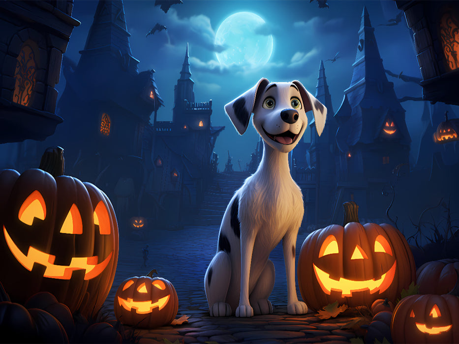 Halloween mit Snuggles - CALVENDO Foto-Puzzle'