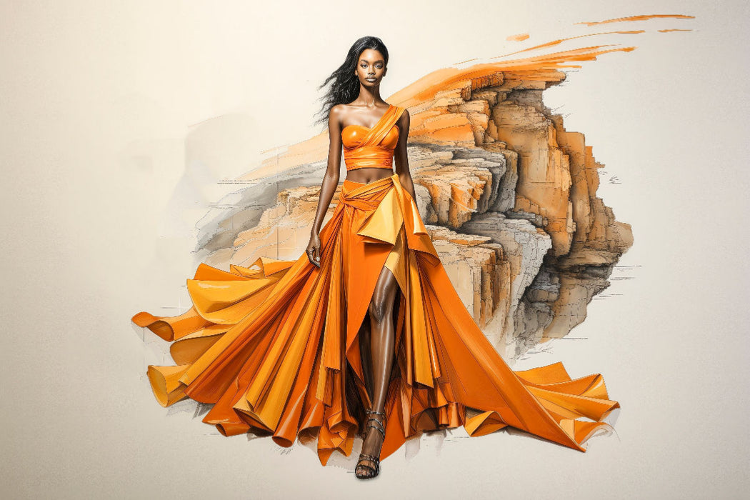 Premium Textil-Leinwand Mode Welt Südafrika