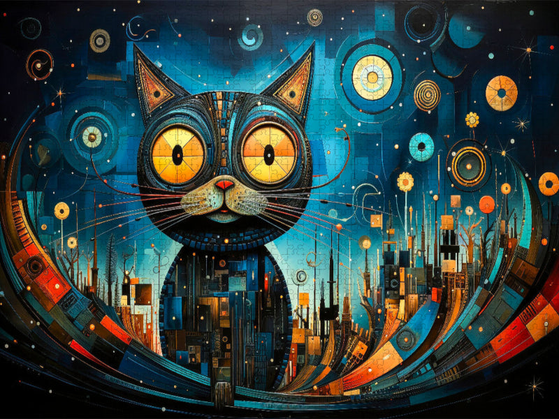 Katzen, eine atemberaubende Welt - CALVENDO Foto-Puzzle'