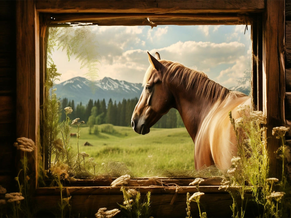 Ein Motiv aus dem Kalender "Aus dem Fenster geblickt" - CALVENDO Foto-Puzzle'