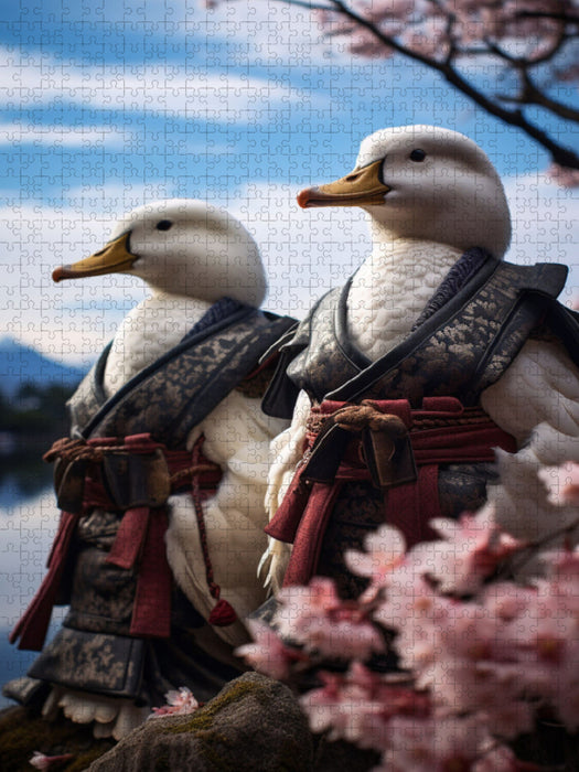 Samurai des Himmels: Samurai Vögel in Japan - CALVENDO Foto-Puzzle'