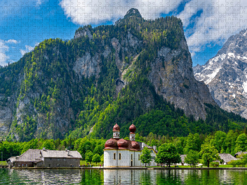 St. Bartholomä, Schönau - CALVENDO Foto-Puzzle'